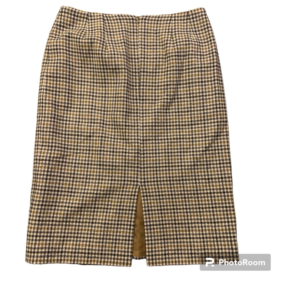 Caroline Charles London 100% Wool Skirt Tweed UK Size 12 / US Size 8 - Picture 2 of 10